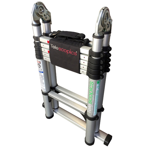 TELESCOPIC PROFESSIONAL STEP/EXTENSION LADDER